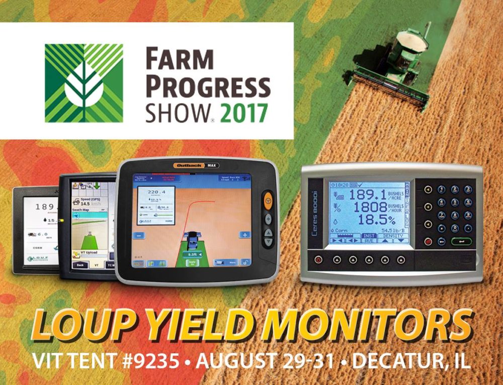 Loup 8000i Yield Monitor Harvest Video Watch Loup Yield Monitor