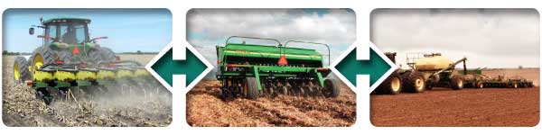 Monitor planters, drills and air seeders